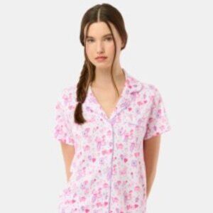 NEW Roller Rabbit Love Letters Wyatt Polo Pajamas NWT-Medium